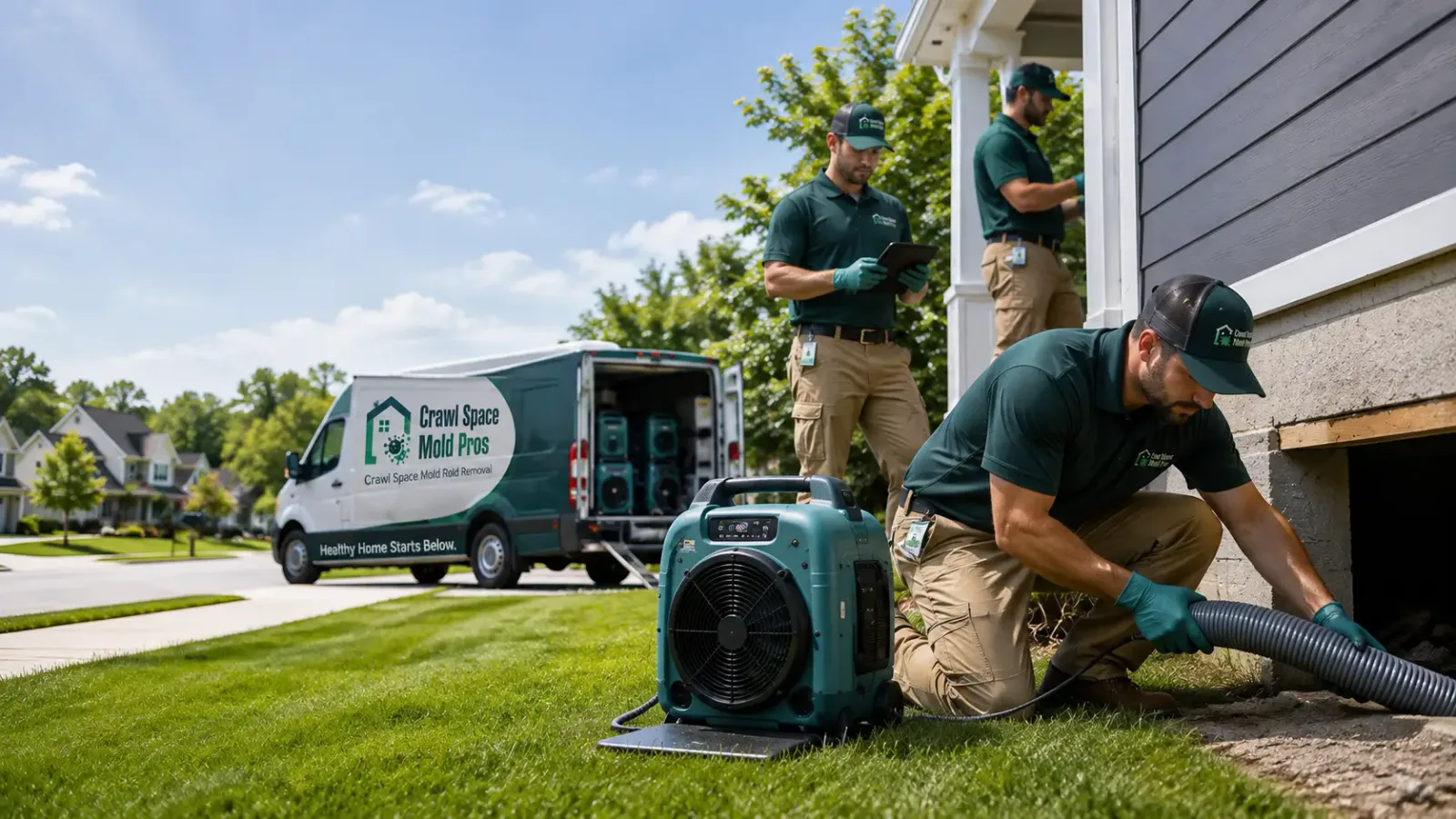 Crawl Space Mold Removal in Ulster, PA